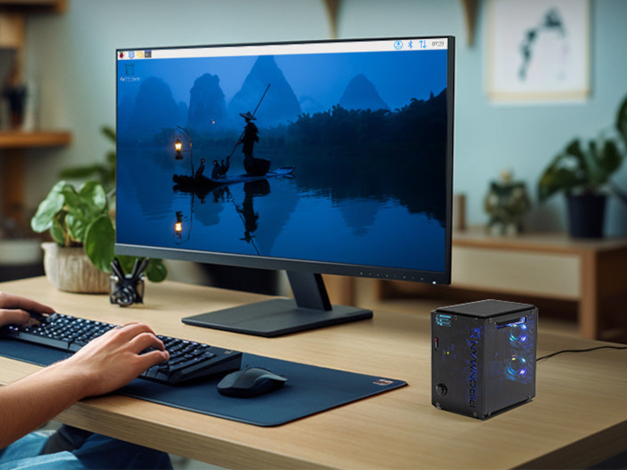 Desktop Chassis，Mini host，PocketMate，Active heat dissipation，Raspberry Pi，