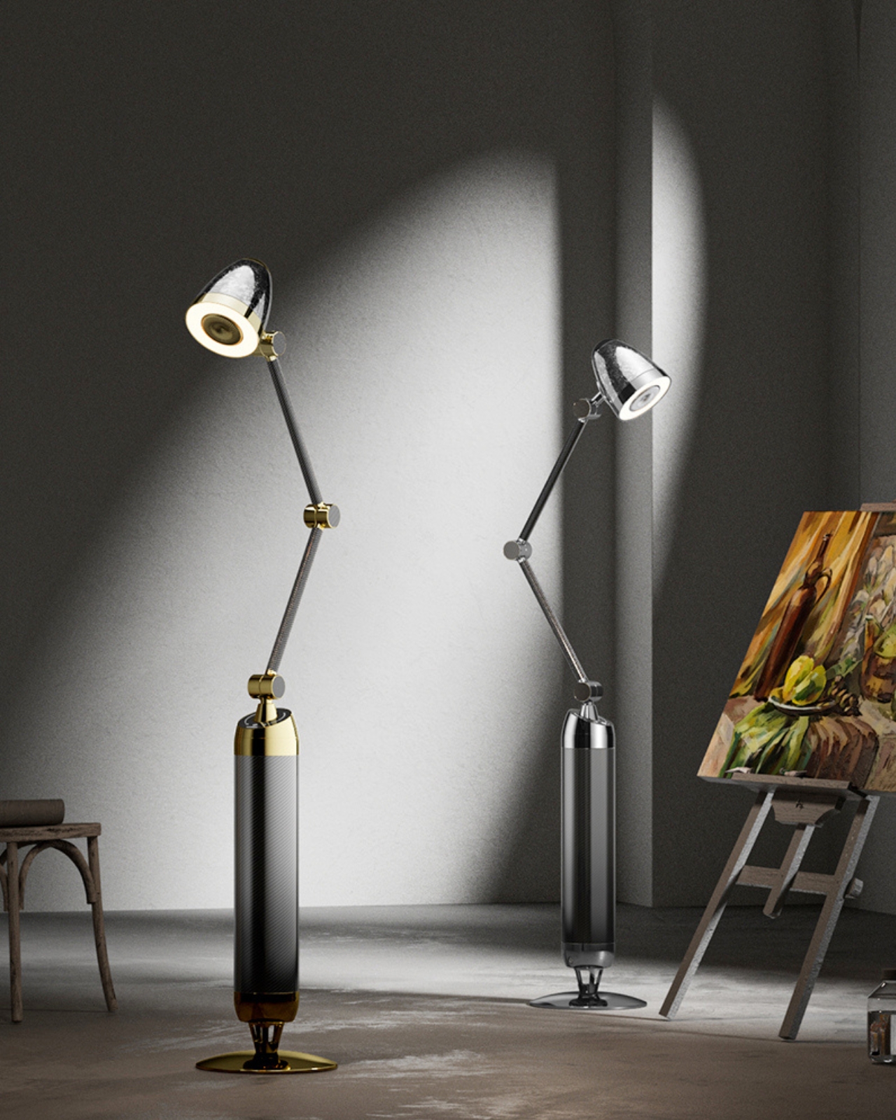 aurora，Acousto-optic integration，Intelligent atmosphere lamp，Floor lamp，Spatial Audio，