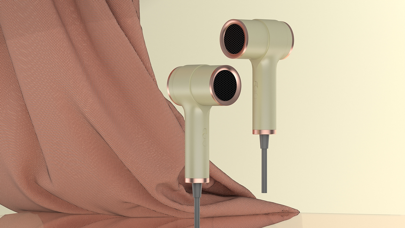 hair drier，household electrical appliances，small home appliances，Vacuum cleaner，industrial design，Product appearance design，