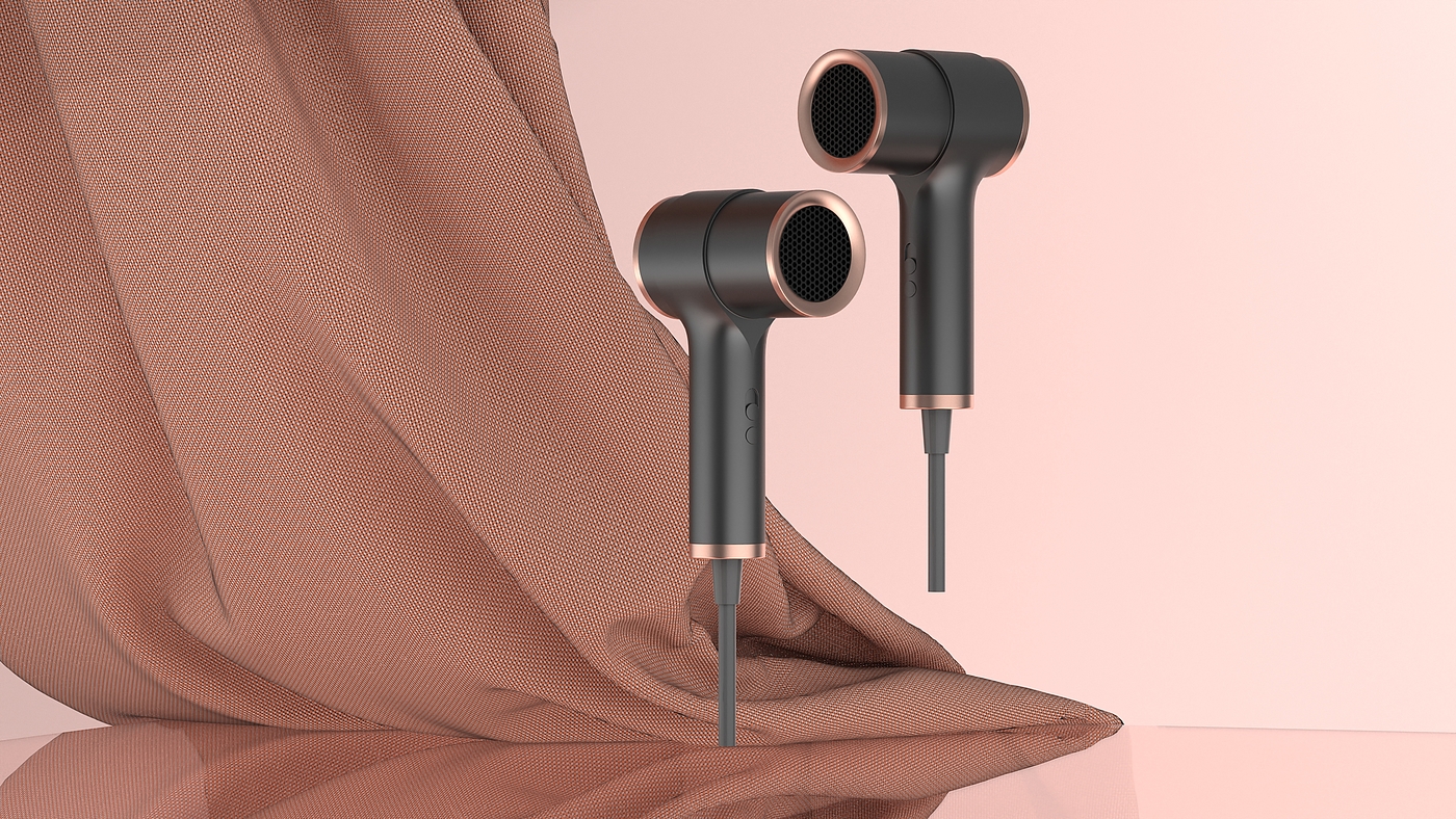 hair drier，household electrical appliances，small home appliances，Vacuum cleaner，industrial design，Product appearance design，
