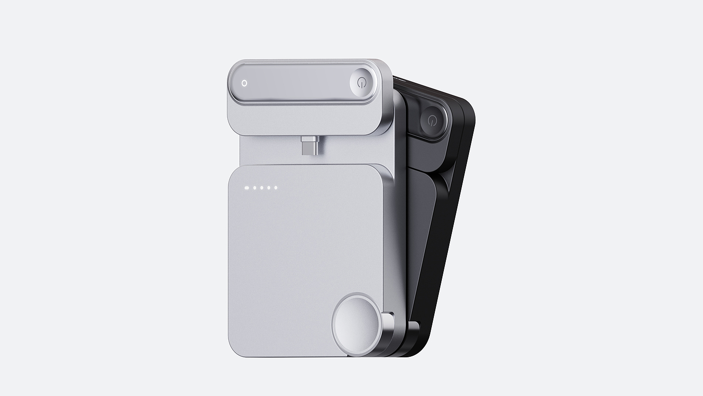 product design，Electronics，portable battery，charge，mobile phone，Wrist watch，headset，modularization，
