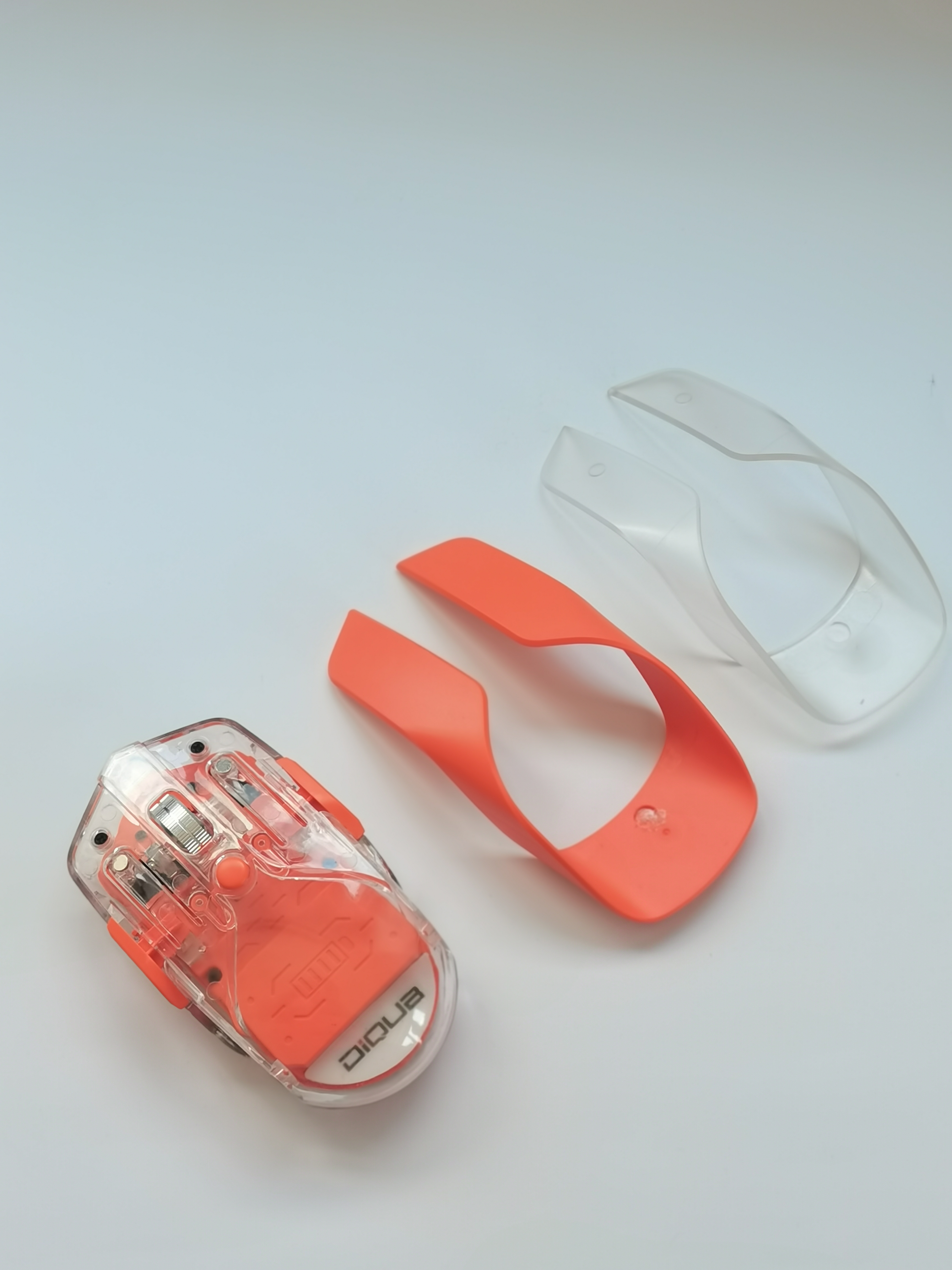 Transparent Mouse，detachable button，Differentiated mouse，