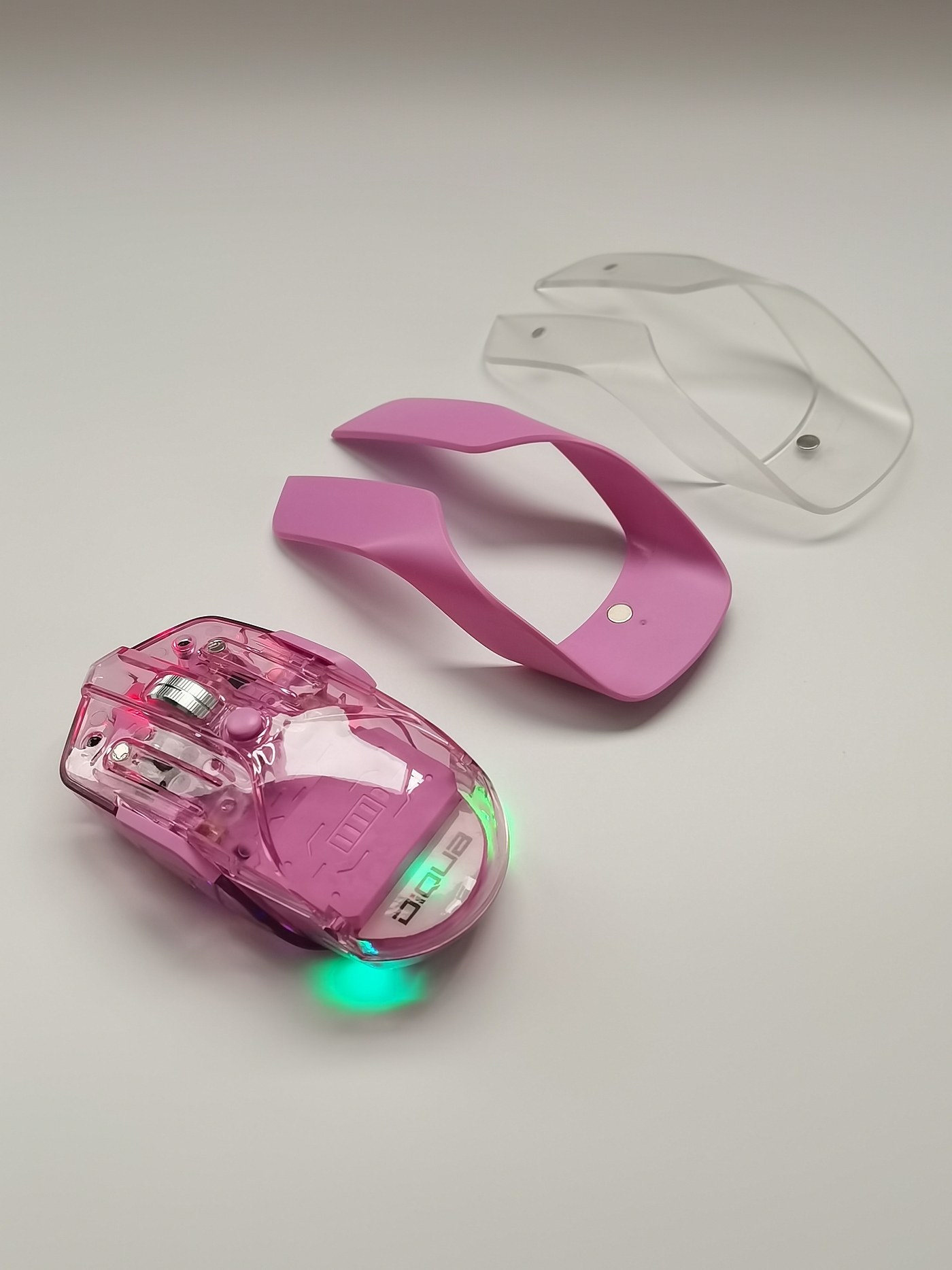 Transparent Mouse，detachable button，Differentiated mouse，