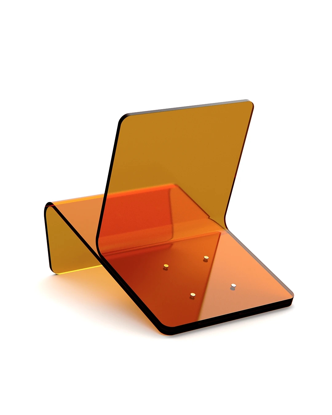 ABS Chair，fixture，bent plastic，Bend the Rules，Minimalist furniture，