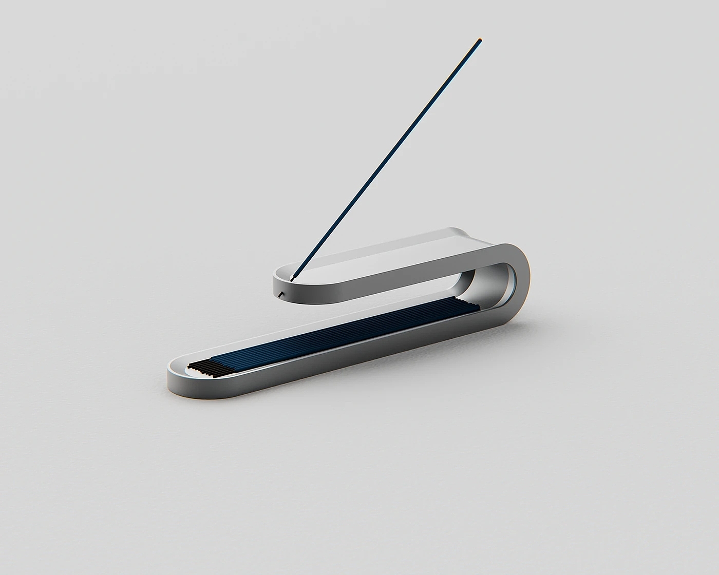 CNC aluminum incense insert，Minimalist incense seat，Anti-roll ash trough，Modern incense，Metal Crafts，