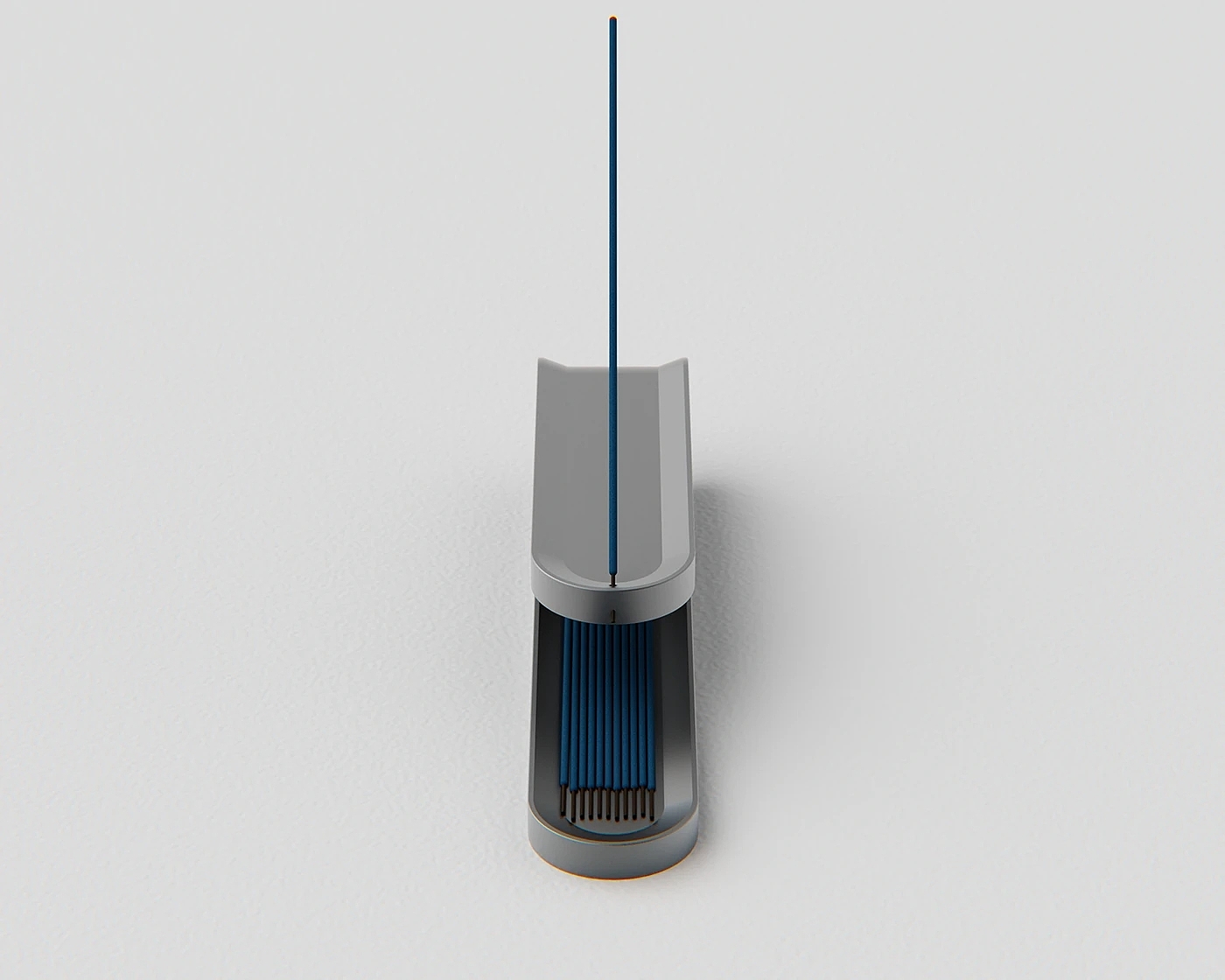 CNC aluminum incense insert，Minimalist incense seat，Anti-roll ash trough，Modern incense，Metal Crafts，
