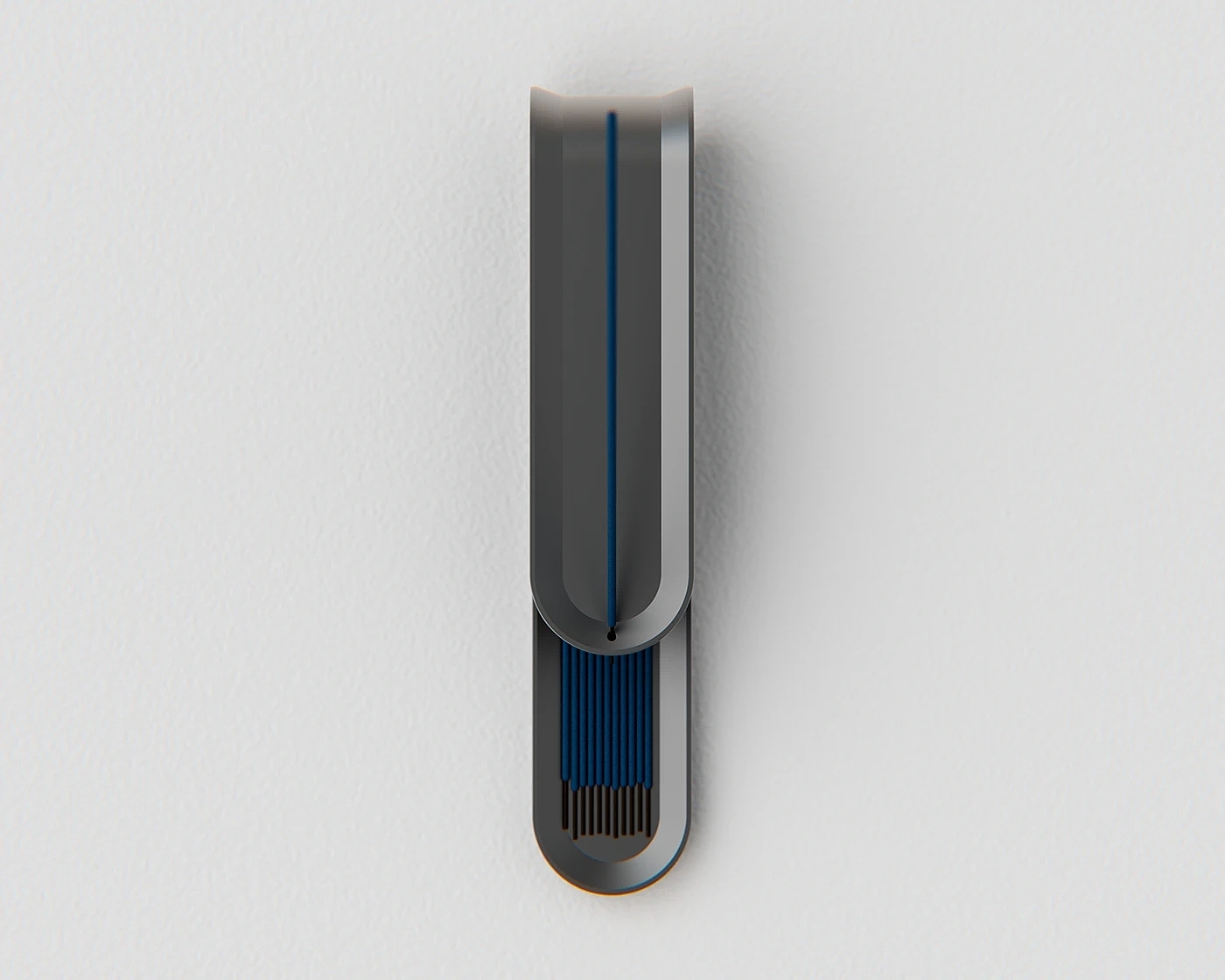 CNC aluminum incense insert，Minimalist incense seat，Anti-roll ash trough，Modern incense，Metal Crafts，