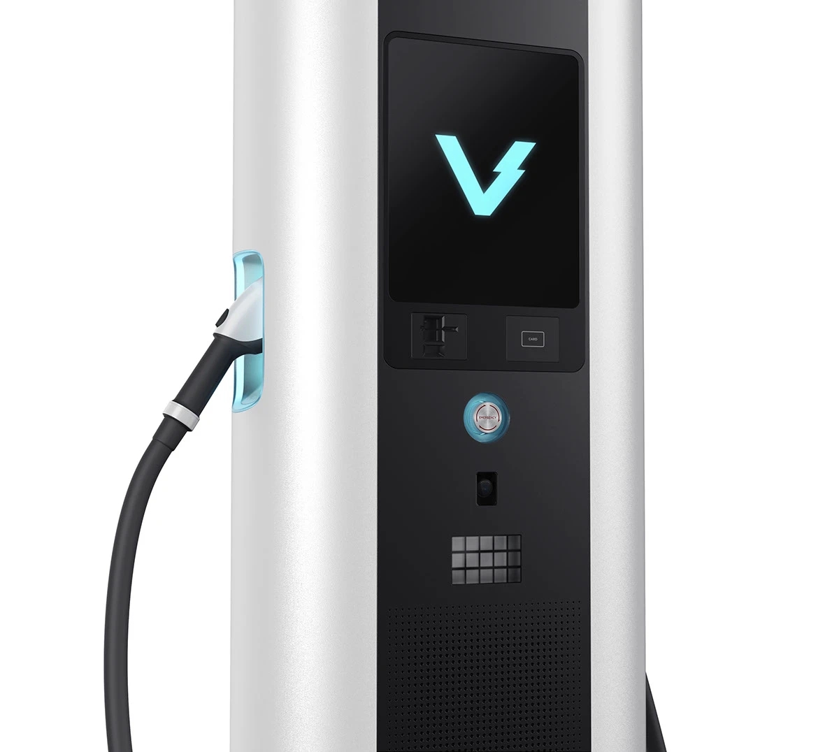 Highconic，350 kW overcharge，camera，V-shaped design，If design award，