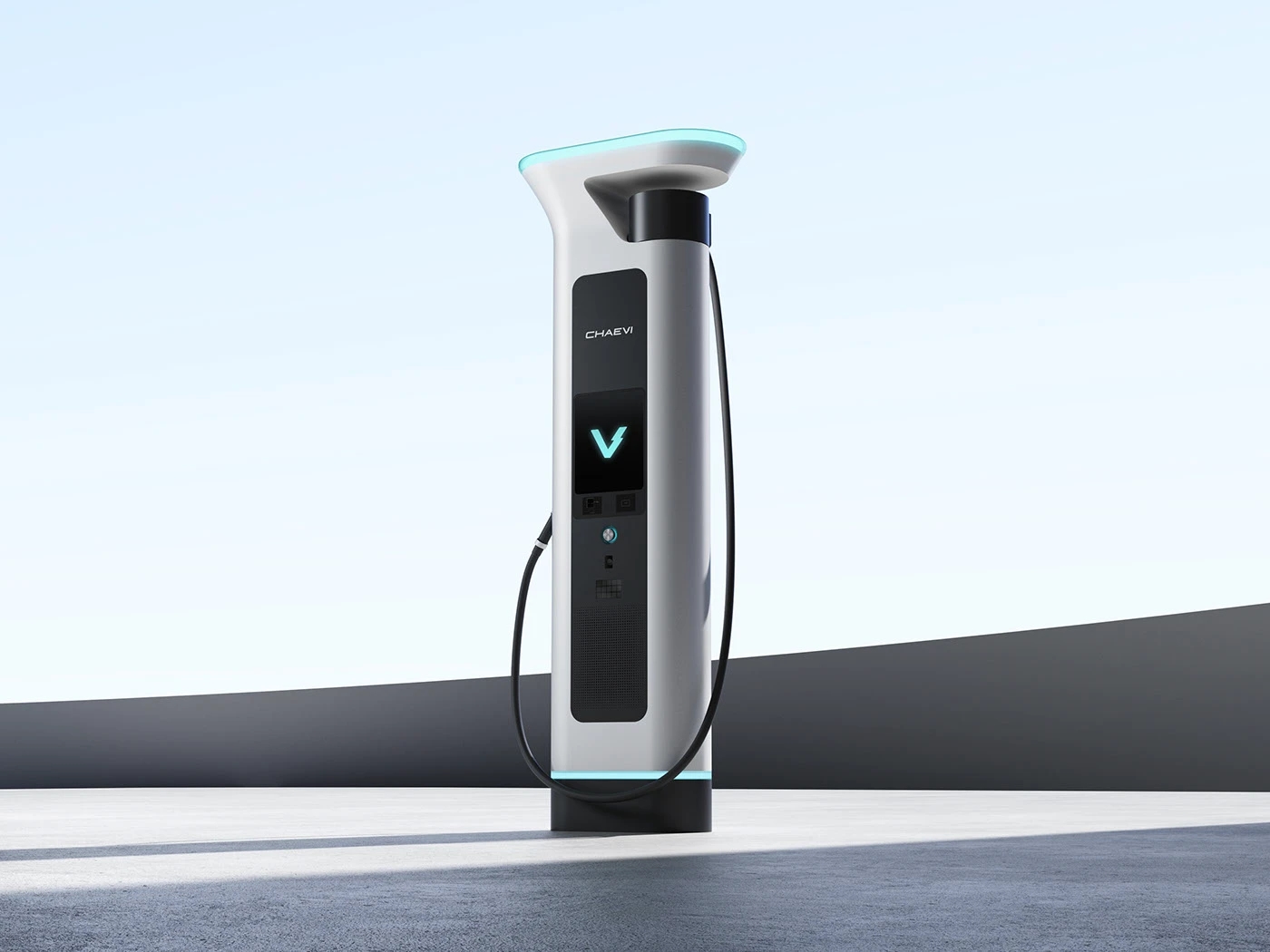 Highconic，350 kW overcharge，camera，V-shaped design，If design award，