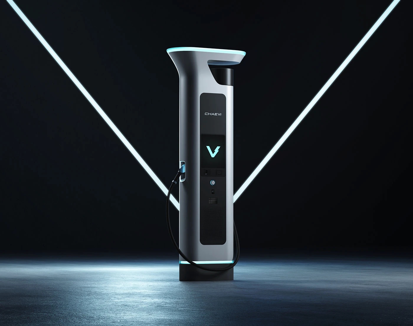 Highconic，350 kW overcharge，camera，V-shaped design，If design award，