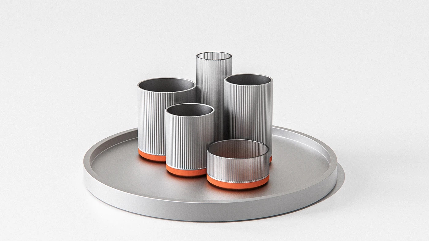 Desktop storage，modularization，Aluminum extrusion profile，Functional Aesthetics，Ordinare，