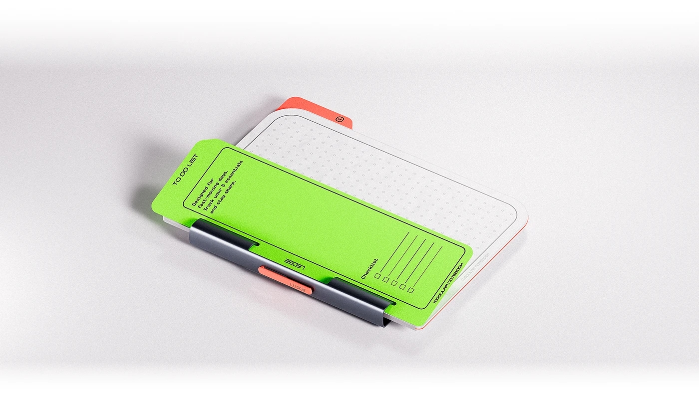 Modular notebook，EDC Stationery，LEDGE，Daily carry，