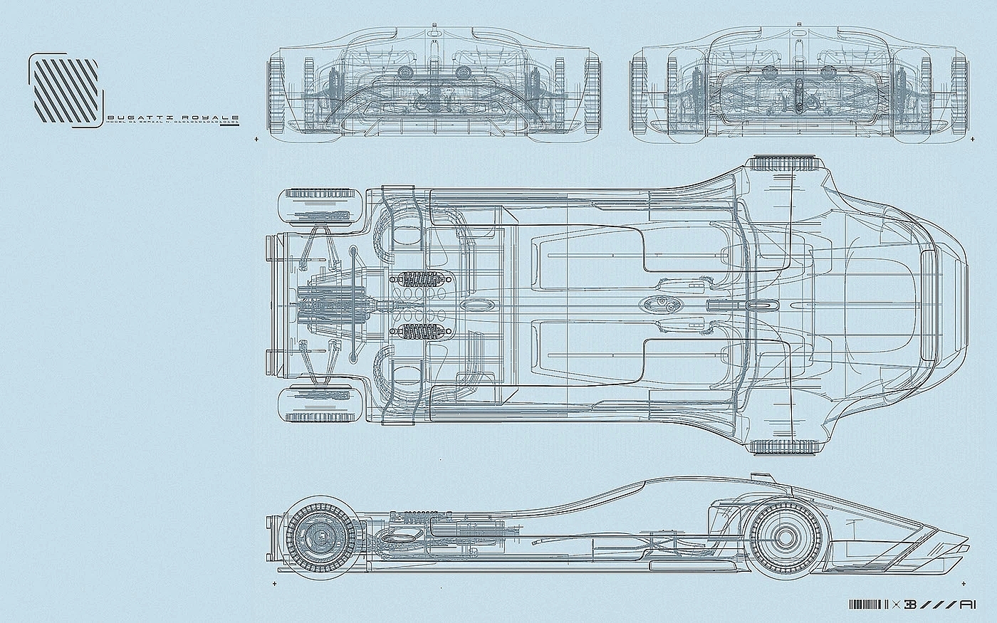 Royale，VISIO，Electric vehicle，Luxury car，Bugatti，