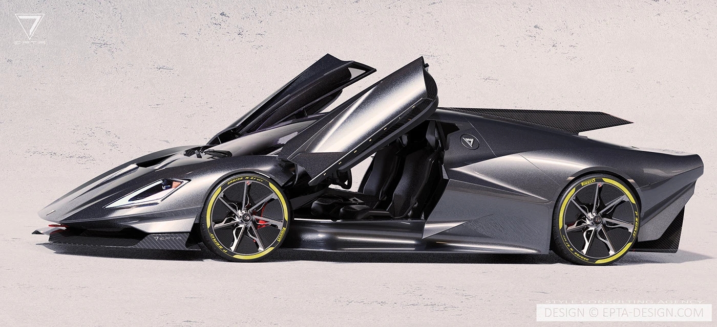 EPTA Phoenix，V12 Super Run，pennellata，7 spoke hub，Concept super run，