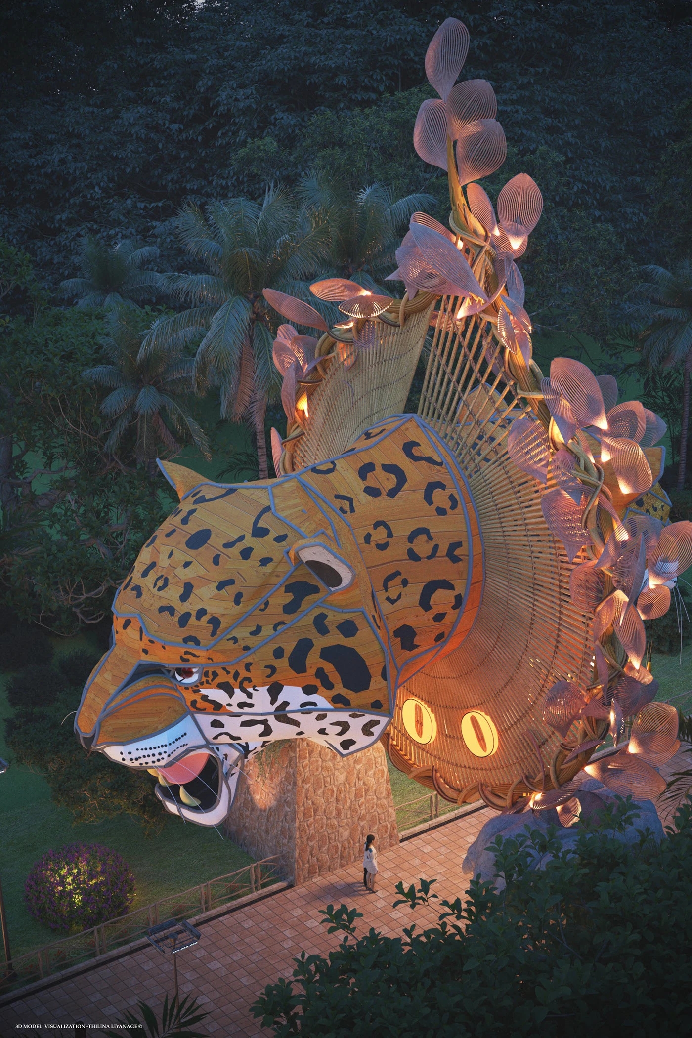 zoo，Tourism Logo，image，Park entrance，