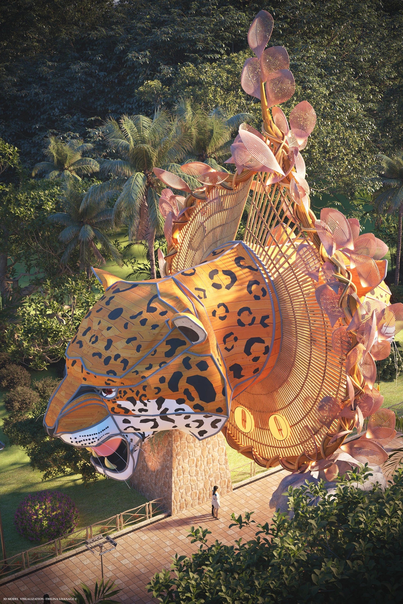 zoo，Tourism Logo，image，Park entrance，