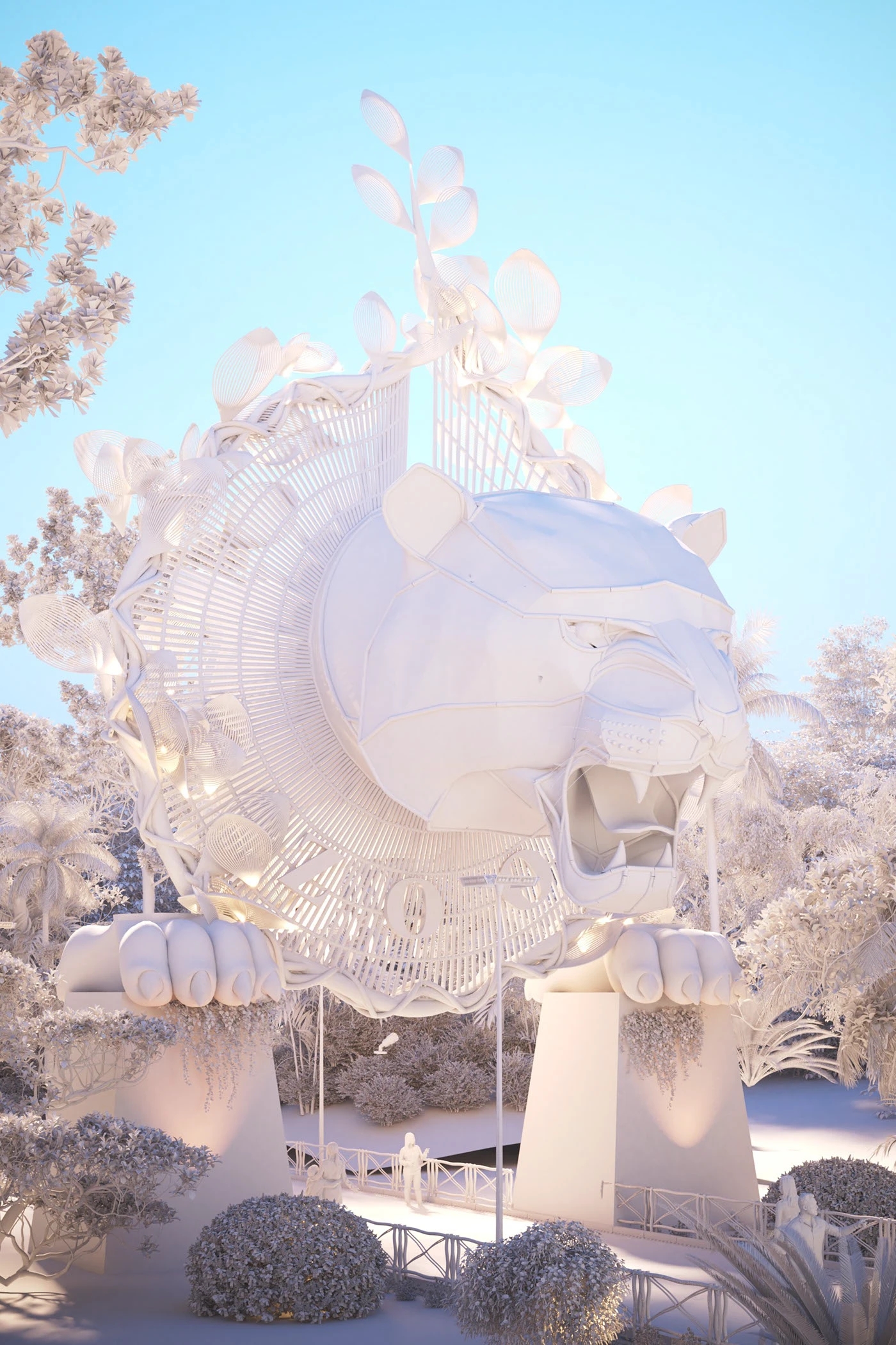 zoo，Tourism Logo，image，Park entrance，