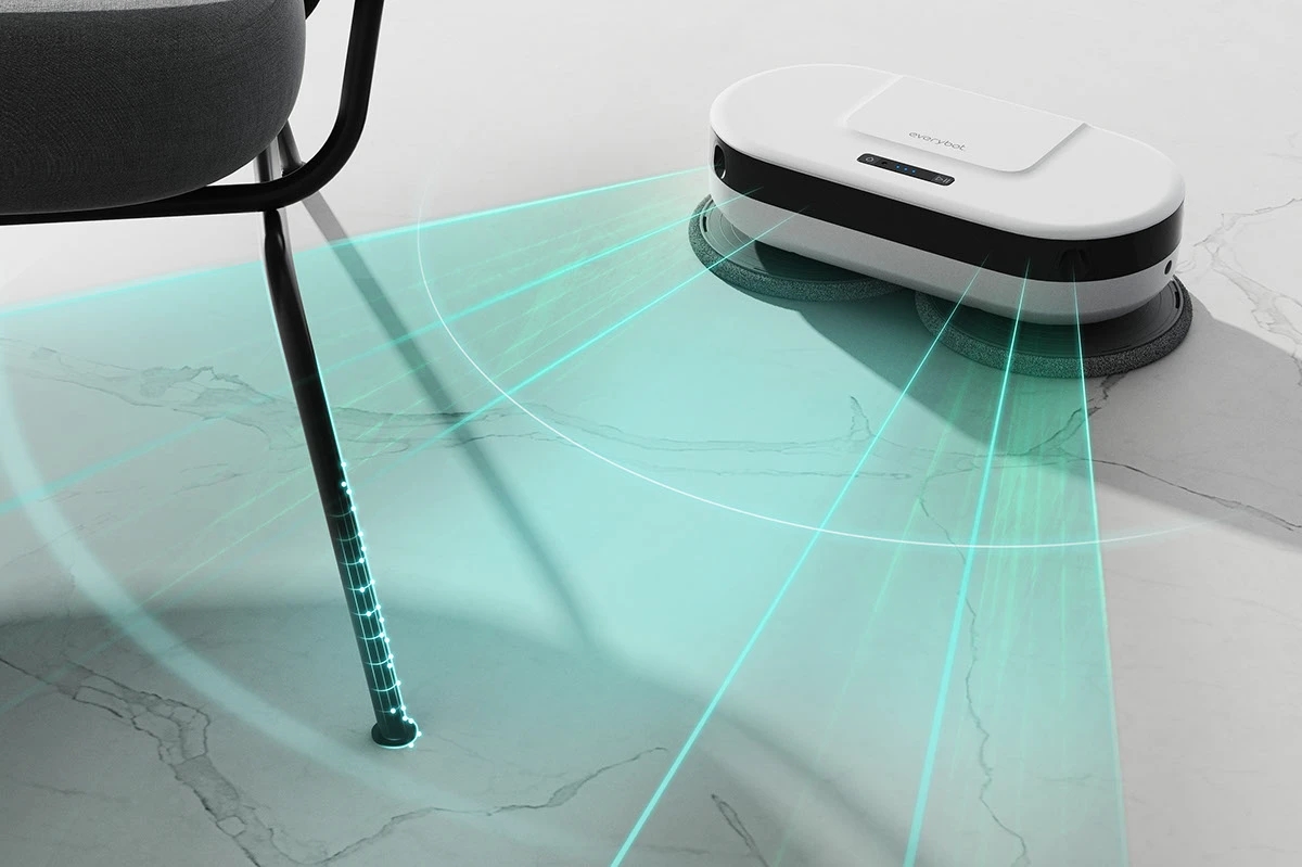 EVERYBOT，Cleaning robot，disc mop，Minimalist design ，