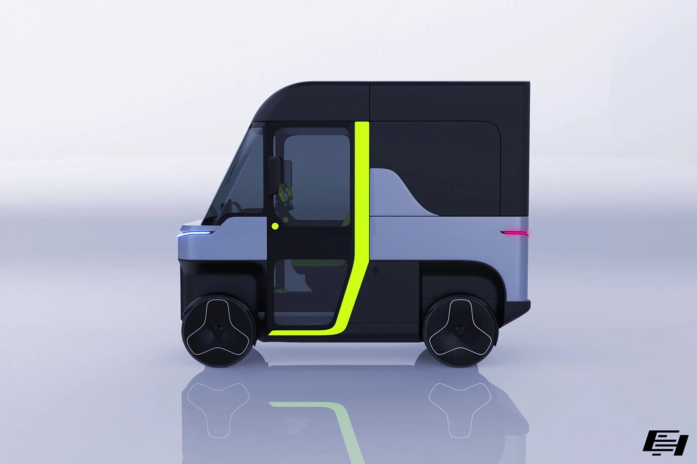 Electric vehicle，Quad Go，AZR Engineering，Modular body，Four-wheel design，