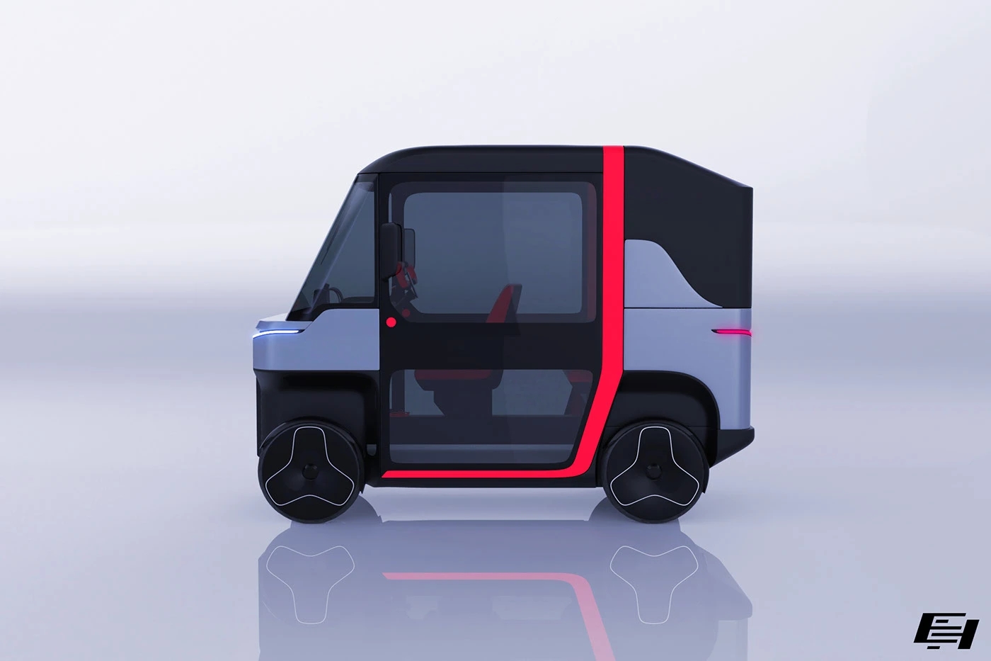 Electric vehicle，Quad Go，AZR Engineering，Modular body，Four-wheel design，