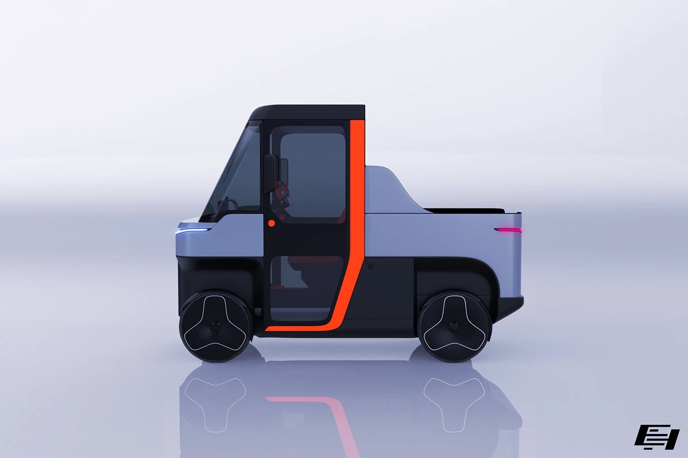 Electric vehicle，Quad Go，AZR Engineering，Modular body，Four-wheel design，