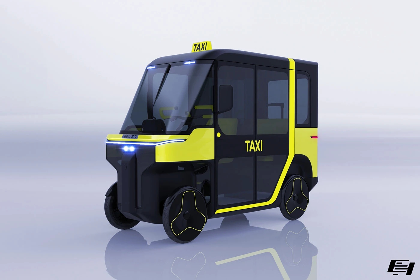 Electric vehicle，Quad Go，AZR Engineering，Modular body，Four-wheel design，