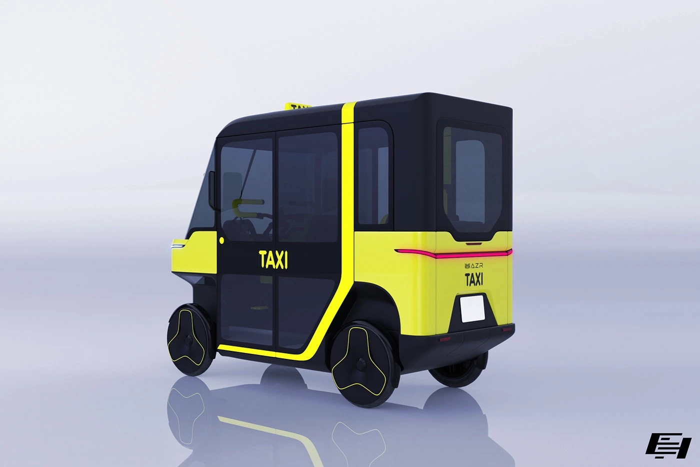 Electric vehicle，Quad Go，AZR Engineering，Modular body，Four-wheel design，