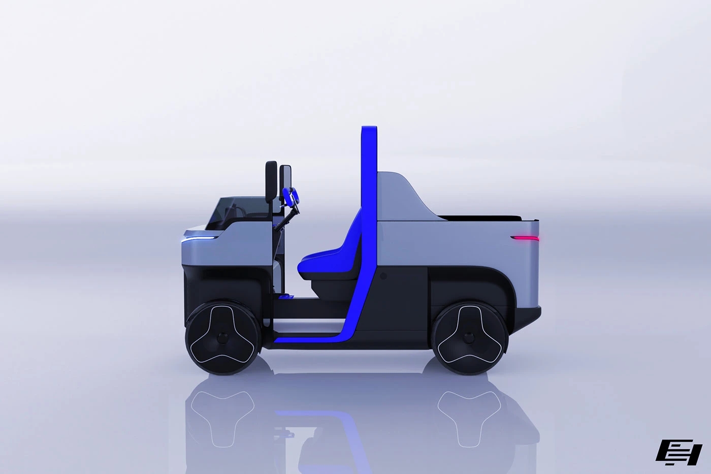 Electric vehicle，Quad Go，AZR Engineering，Modular body，Four-wheel design，
