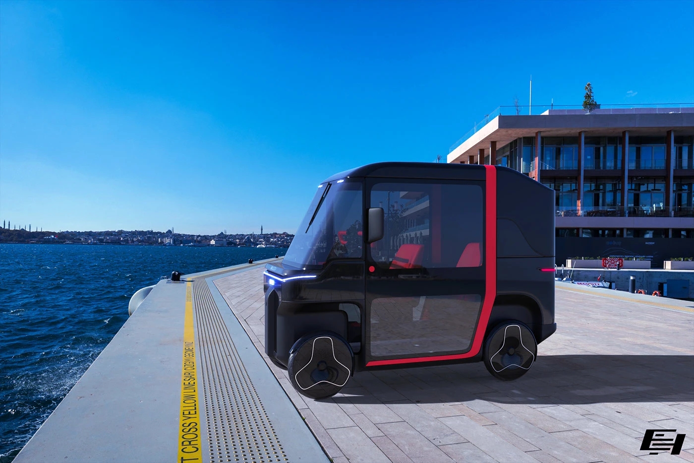 Electric vehicle，Quad Go，AZR Engineering，Modular body，Four-wheel design，