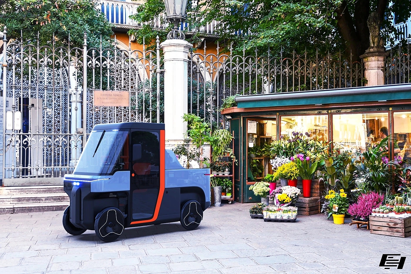 Electric vehicle，Quad Go，AZR Engineering，Modular body，Four-wheel design，