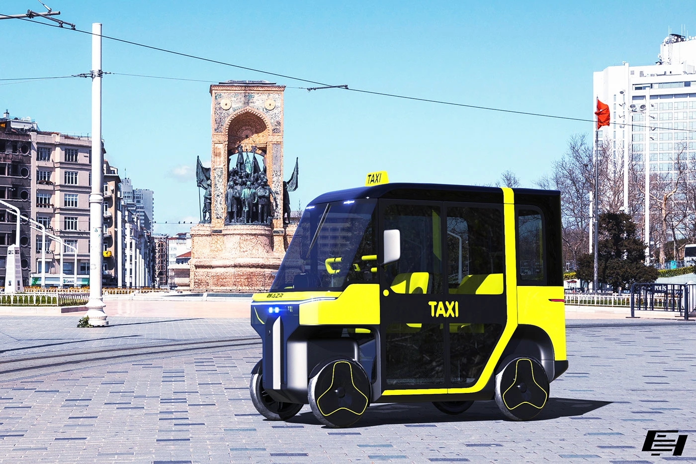 Electric vehicle，Quad Go，AZR Engineering，Modular body，Four-wheel design，