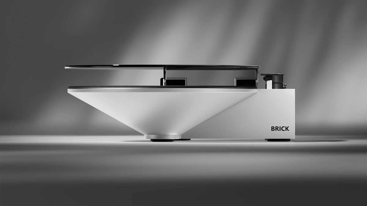 Memphis，Geometric vinyl machine，Brick Turntable，post-modern wind，