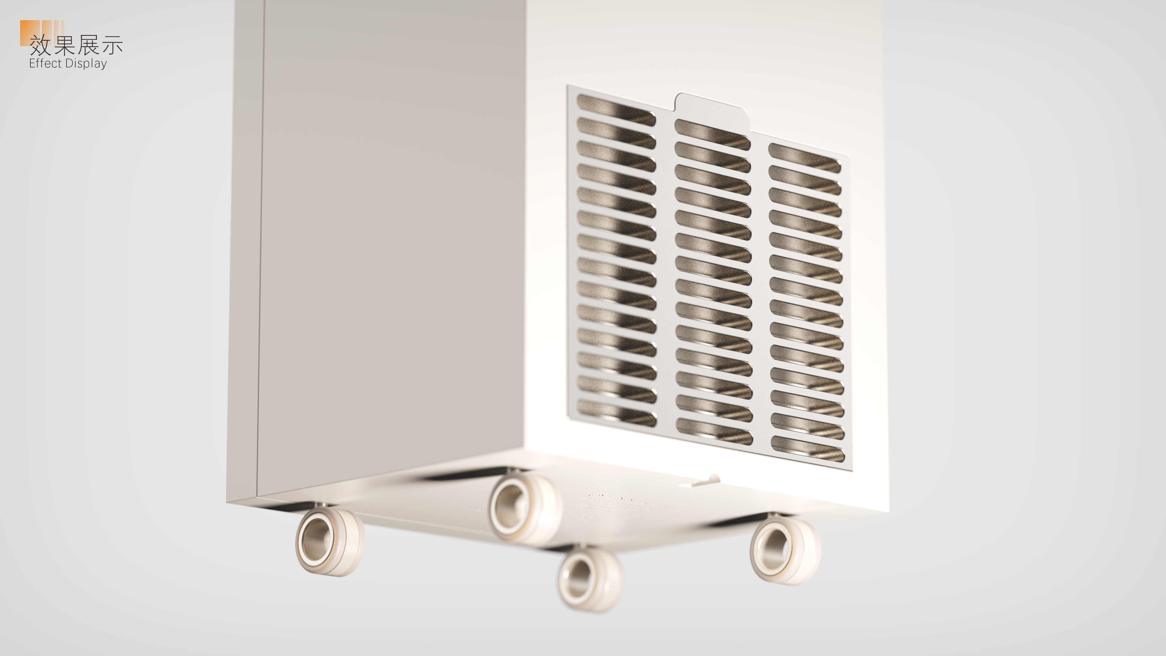 household electrical appliances，Mobile air conditioner，Heating and cooling fan，Minimalist，future，