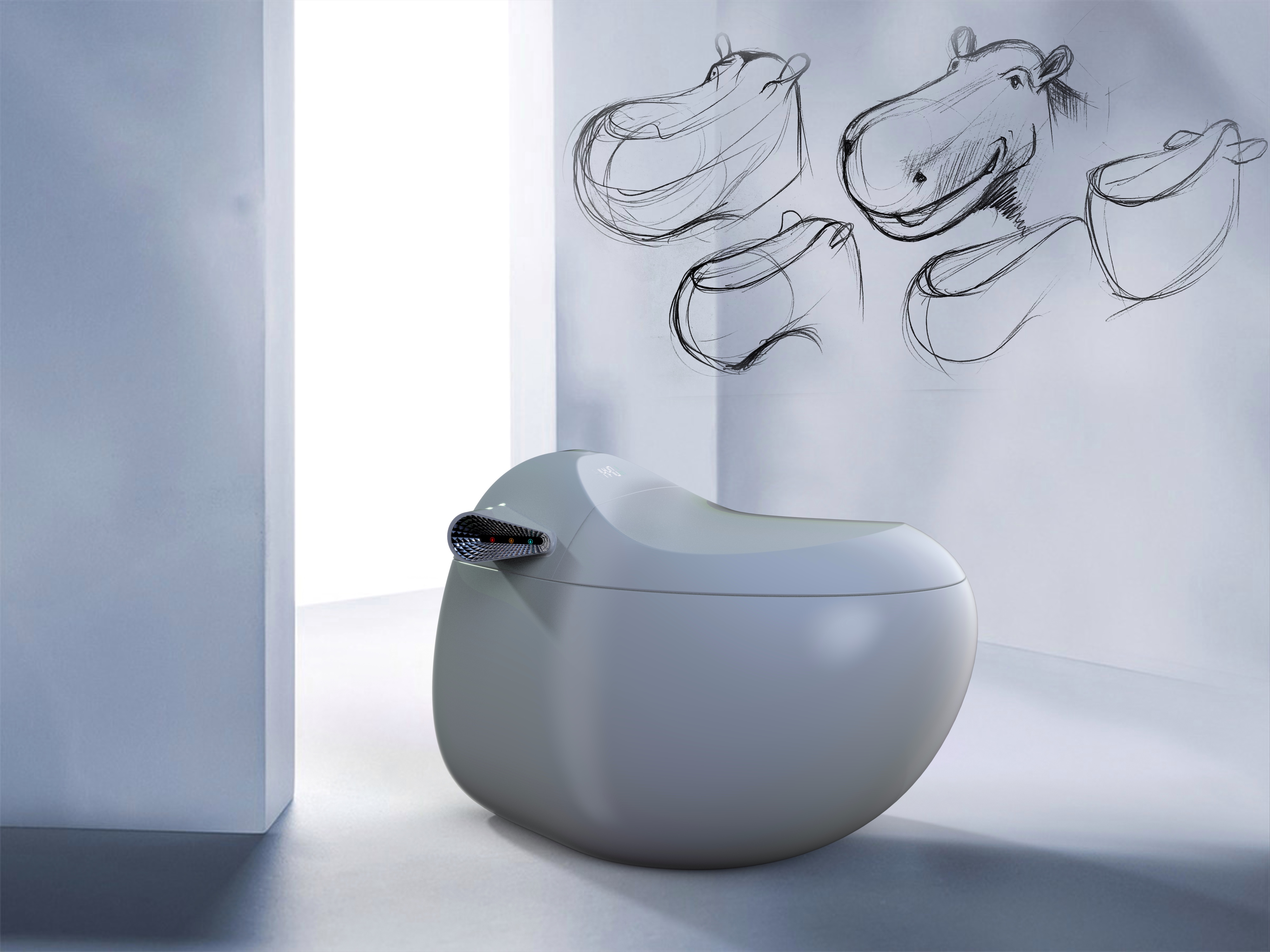 closestool，Appearance design，Smart home，