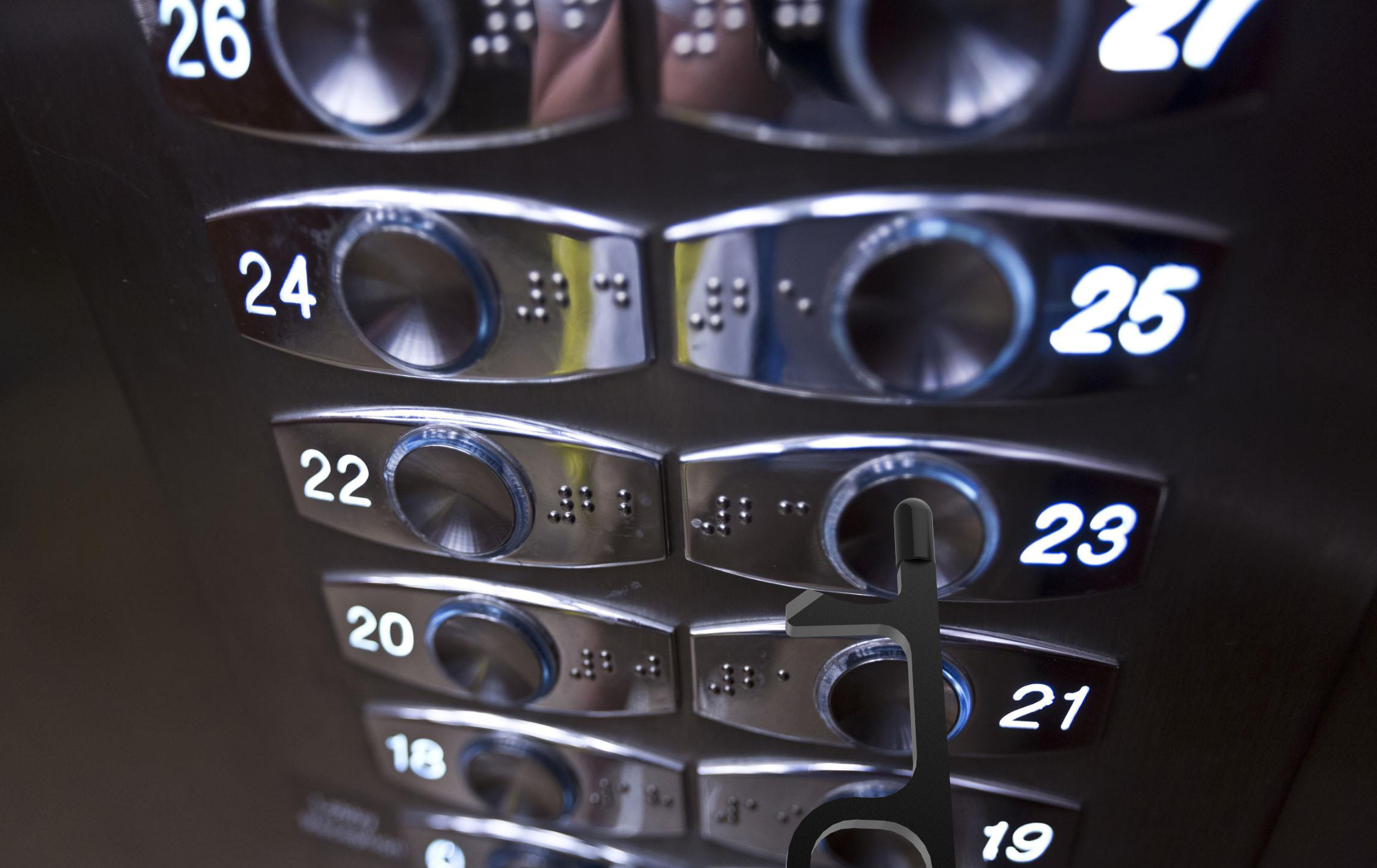 Original design，Door handle，Non-contact door handle，Zero contact door handle，