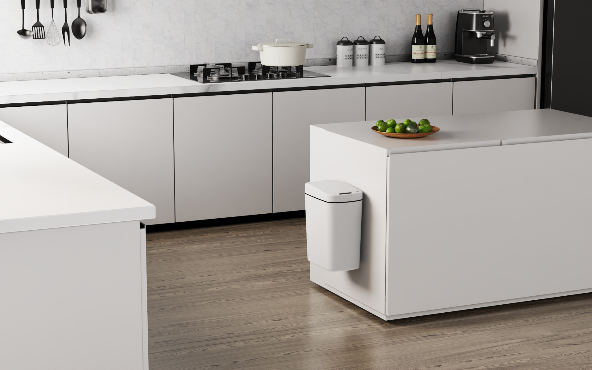 trash can; waterproof; automatic flip cover; ultraviolet sterilization，