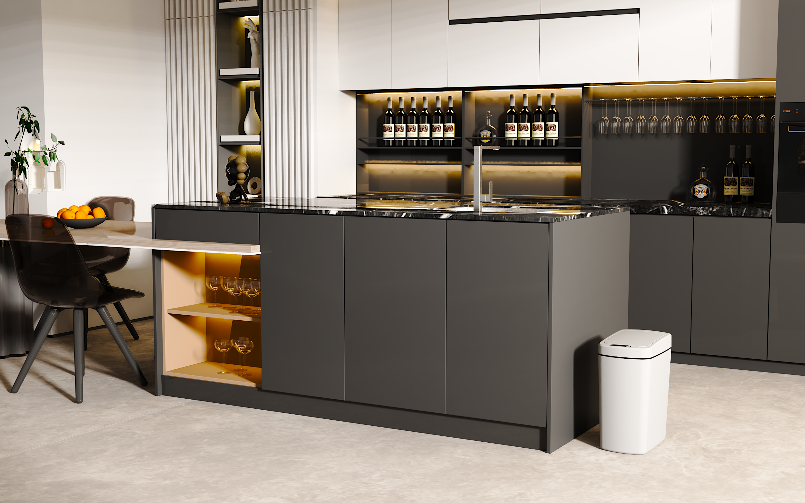 trash can; waterproof; automatic flip cover; ultraviolet sterilization，