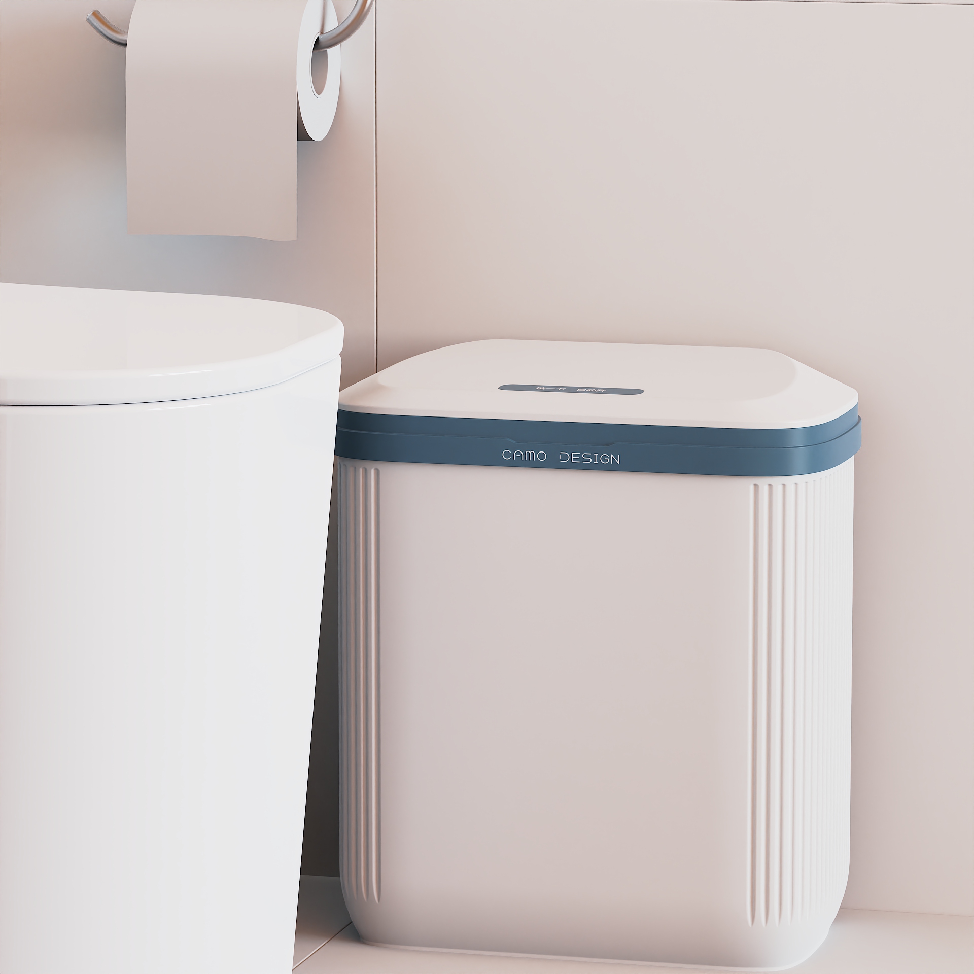 trash can，kitchen and toilet，