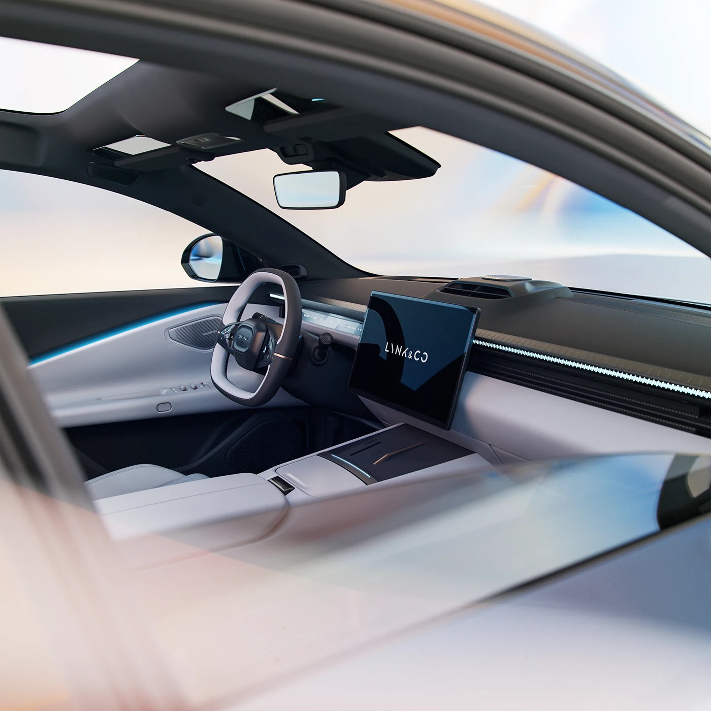 Pure electric car，Sense of science and technology，Luxury Design，Lynk Ko Z10，Lynk&Co Z10，