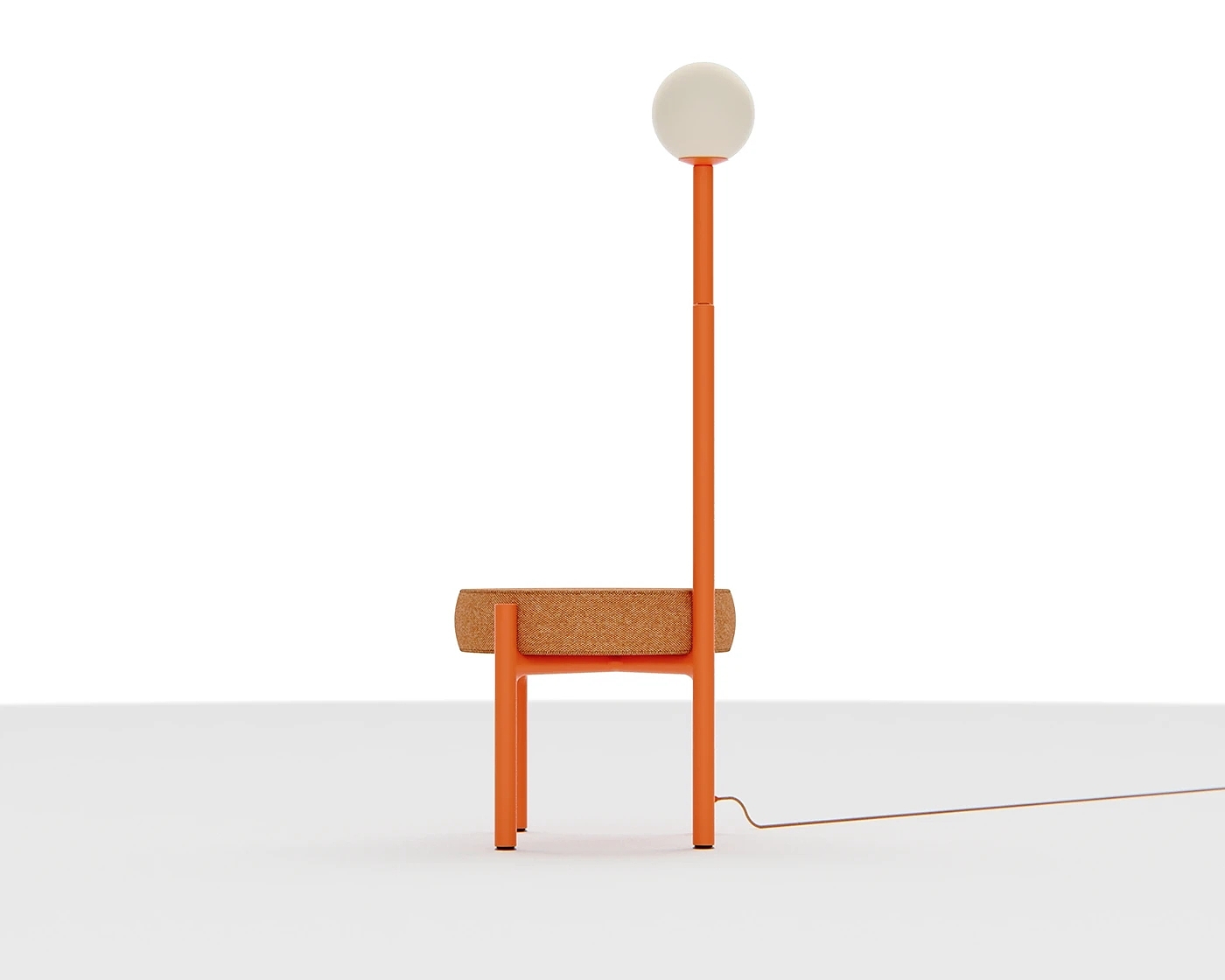Lumen，Creative seat，light and shadow design，Soft Light，Wireless charging，