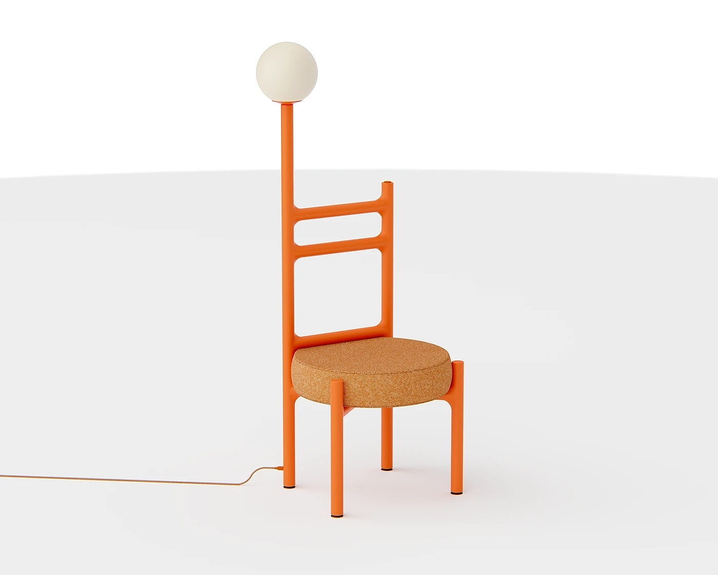 Lumen，Creative seat，light and shadow design，Soft Light，Wireless charging，