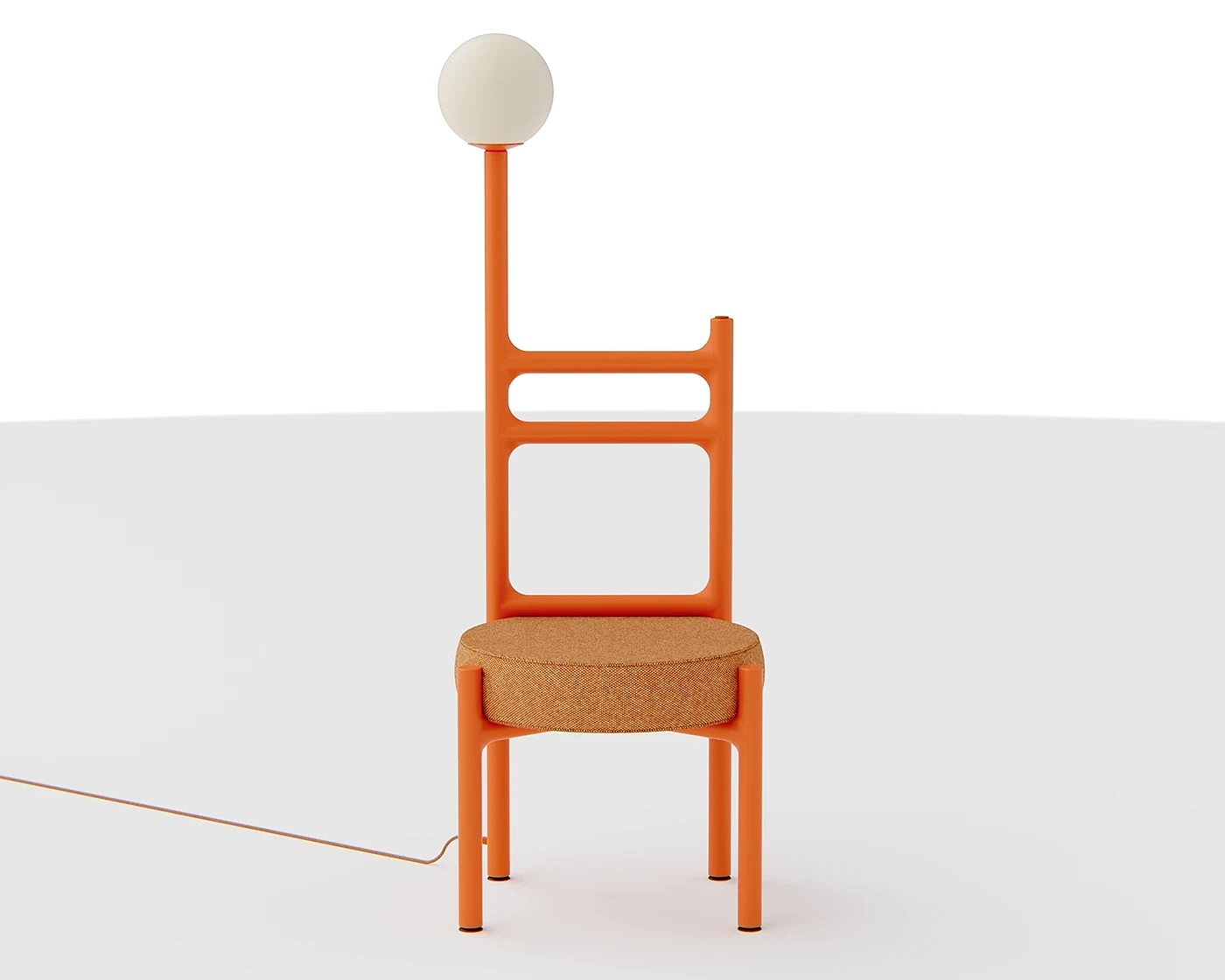 Lumen，Creative seat，light and shadow design，Soft Light，Wireless charging，