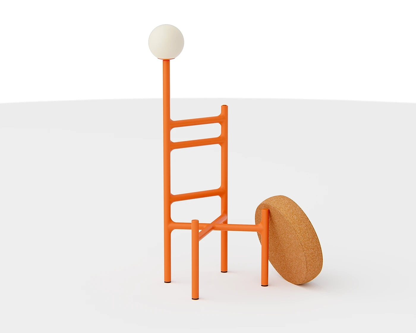 Lumen，Creative seat，light and shadow design，Soft Light，Wireless charging，