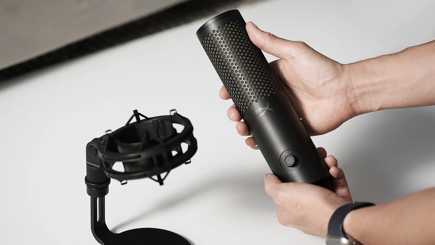 HyperX Quadcast，Microphone，full-frequency channel，high fidelity，