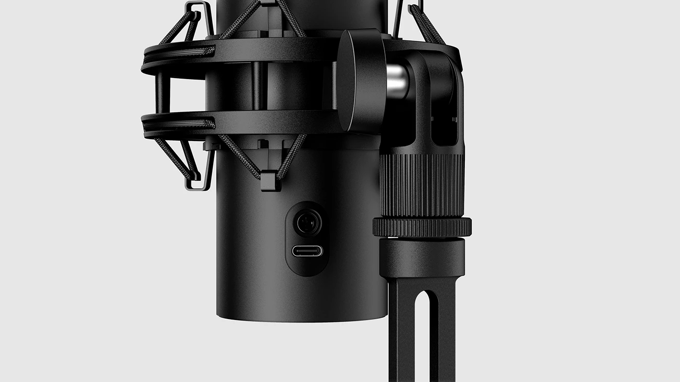 HyperX Quadcast，Microphone，full-frequency channel，high fidelity，