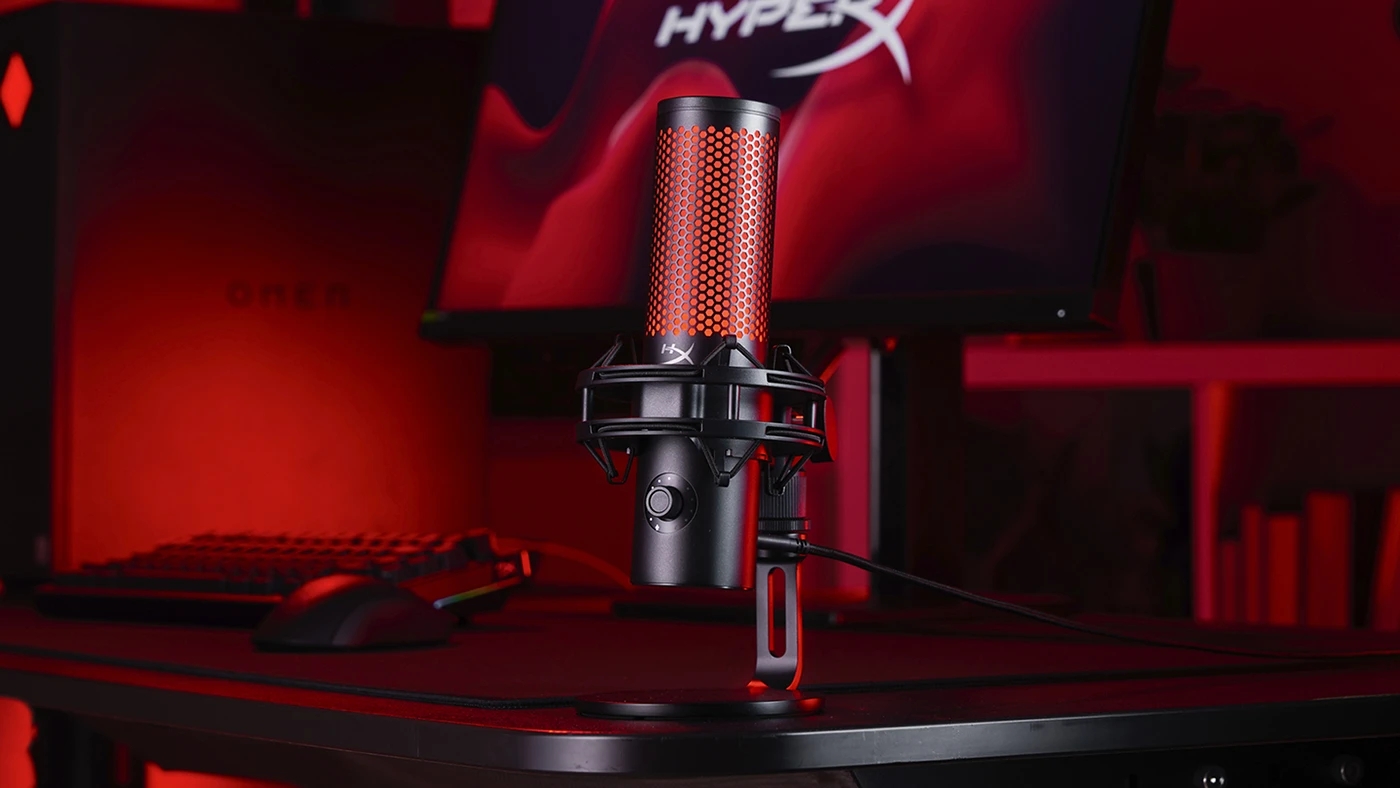 HyperX Quadcast，Microphone，full-frequency channel，high fidelity，
