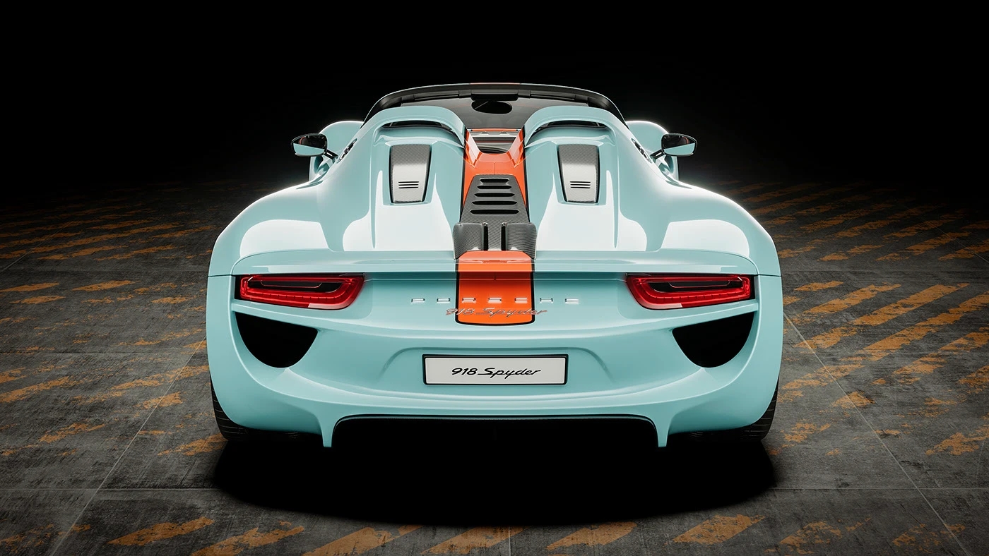 PORSCHE 918，Porsche，classic，Luxury sports car，