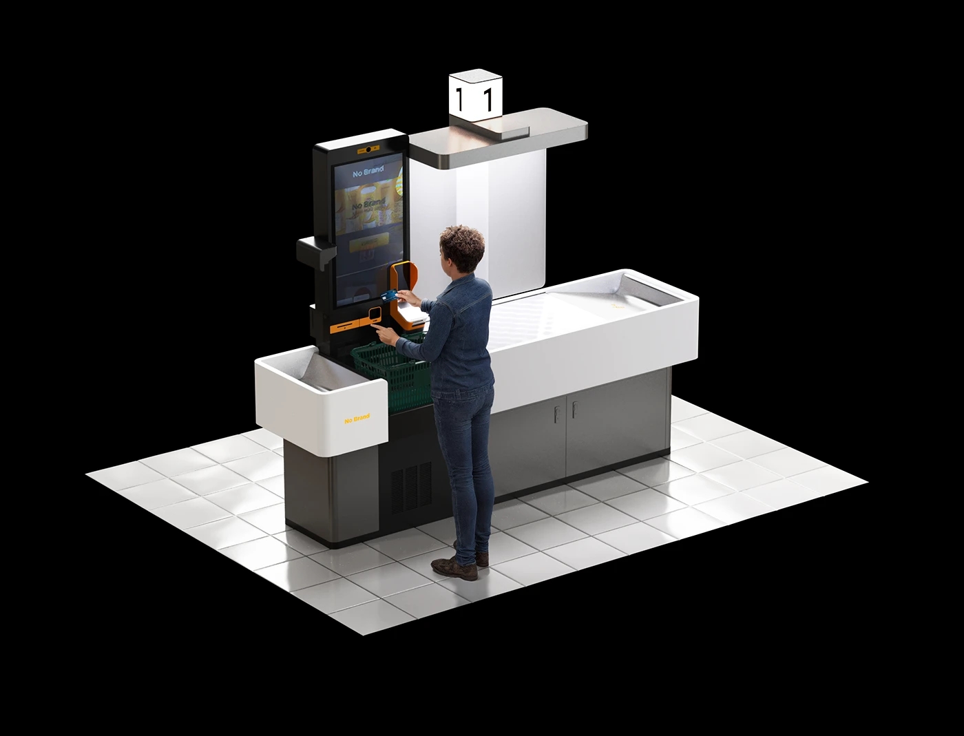 E-mart，Smart Shopping，Convenient payment，Camera recognition，Unattended checkout，