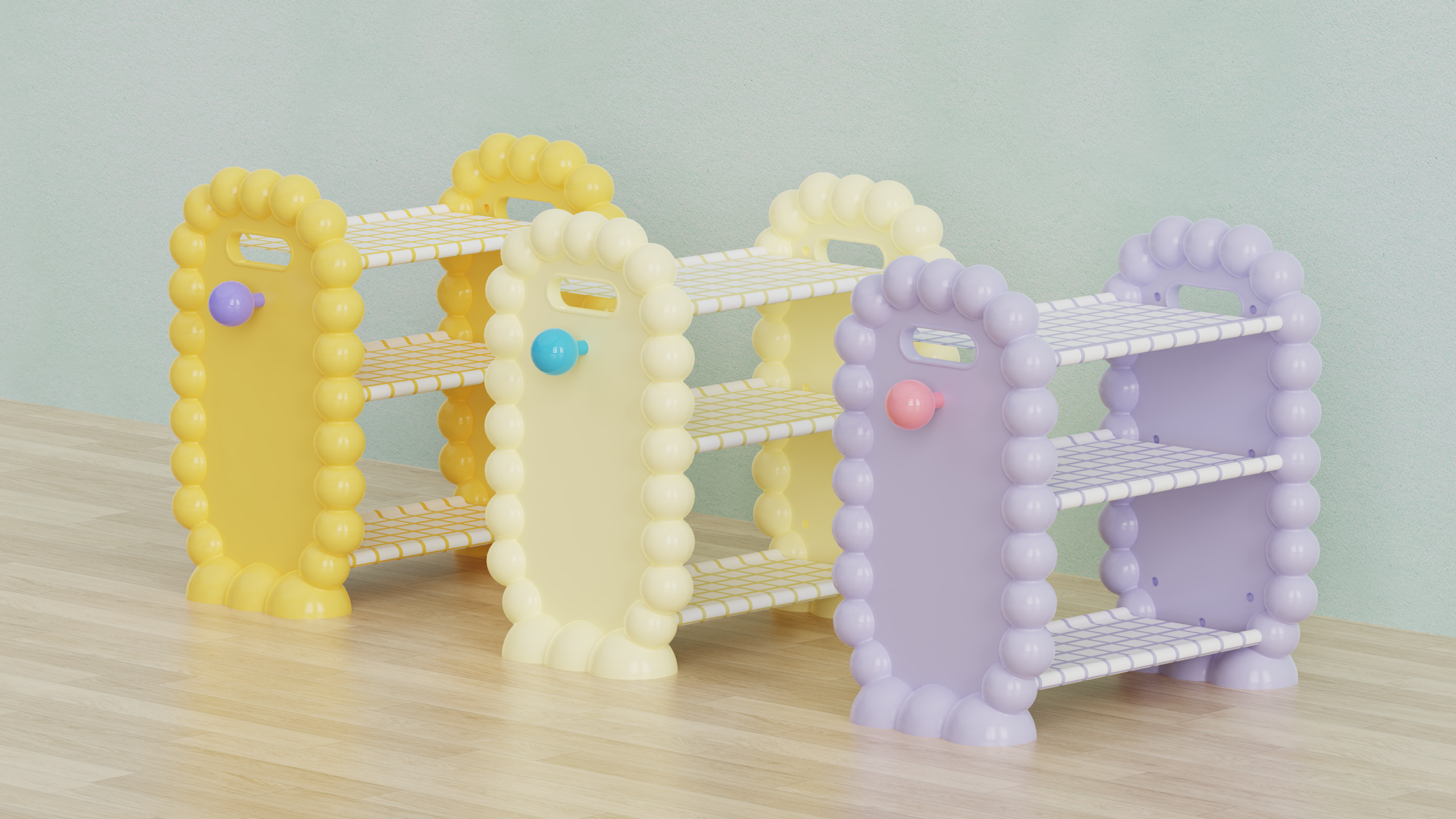 Dormitory slipper rack/shoe rack，