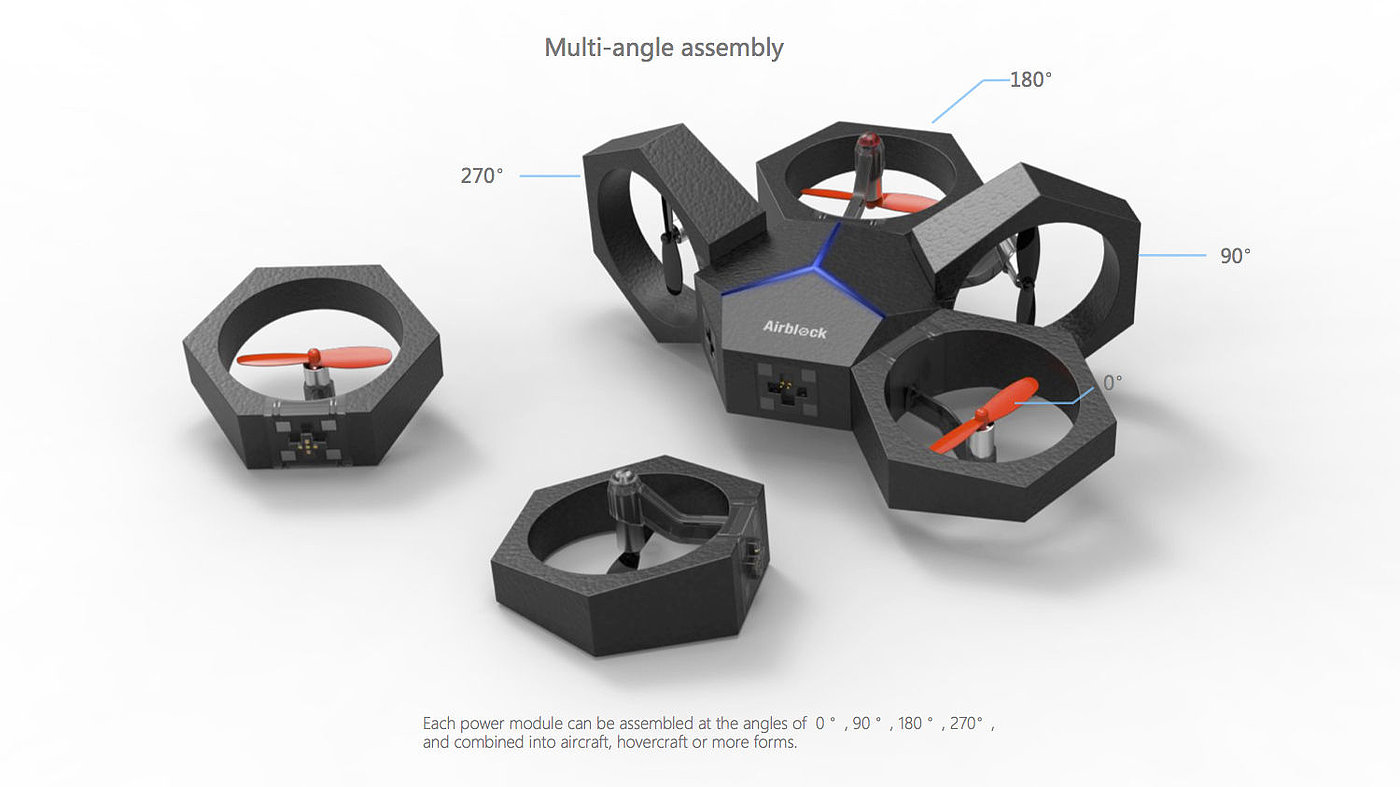 UAV，Airblock，industrial design，Airblock，